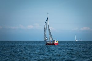 sailing boat, sea, travel